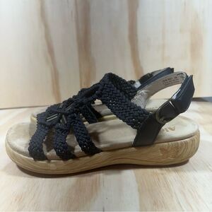 Alegria Black Braided Sandals Women’s Size 8
